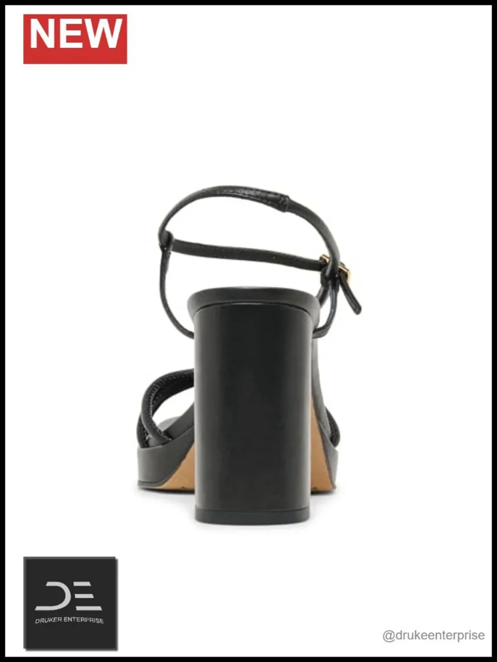 Dolce Vita Odete Platform Heeled Sandals Open Toe Slingback Leather